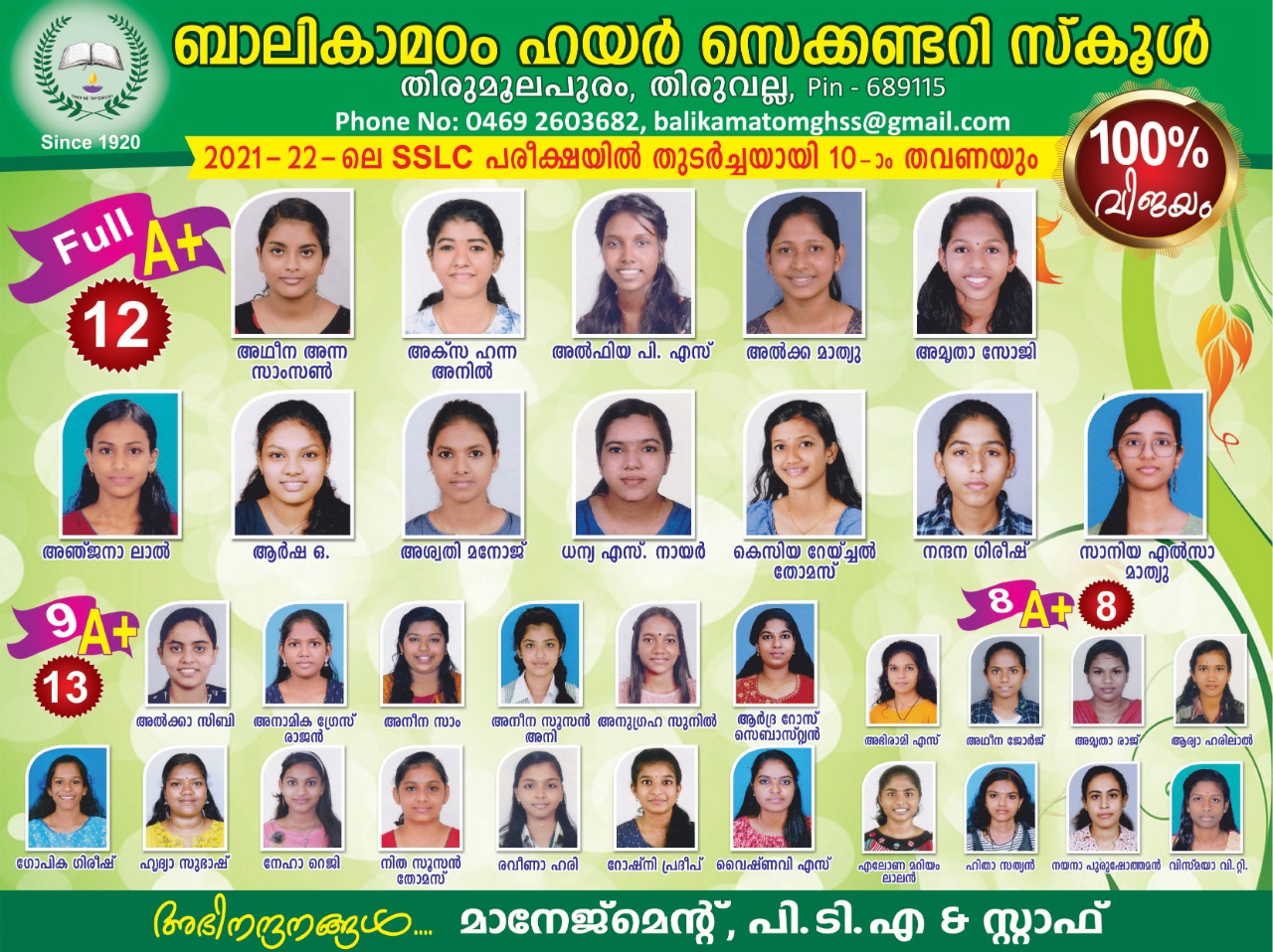 girls school in kerala